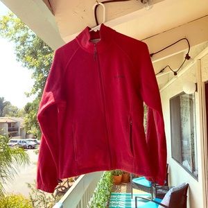 Maroon Full Zip Fleece
